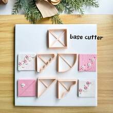 Elegant Handmade Polymer Clay Bookmark Mold, Clay Bookmark Mold, Polymer Clay Cutting Tools, Suitable For Handmade Bookmarks, Jewelry Making Kits, DIY Clay Cutting Tools, Handmade Gift Tools, Art Tools, High Quality Tools - Apricot - View 2