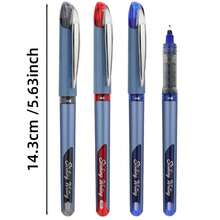 0.7毫米直写式液体墨水走珠笔，出墨流畅稳定，墨水容量大，最长可达700米，墨水视窗，可更换笔芯，适用于办公室、学校和商务用途的签名笔 - 套裝 - 查看 9