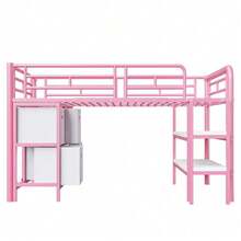 Kids Bed Frames, Headboards & Footboards - Pink + Metal + 90cm*200cm - View 6