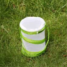 Insect & Butterfly Habitat Insect Net Cage, Caterpillar House, Insect Breeding Cage, Pop-Up Insect & Butterfly Habitat Breeding Cage With Transparent Net Cover - Green - View 2