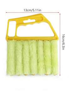 1pc Handheld Car Window/Door Track Dual-Sided Cleaning Brush, Window Sill Cleaner, Blind Duster, Groove Cleaning Tool - Cleaning Brush - View 7
