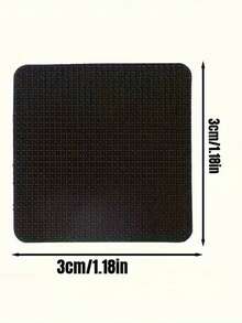 20pcs Heavy Duty Double-Sided Reusable Adhesive Strips, Hook And Loop Strips, 0.79" X 2.75" Strong Adhesive Hooks, Suitable For Home And Office, Black - 20pcs - View 4