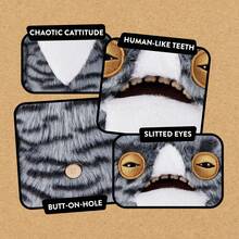 Fuggler Alley Cats：暗巷夜猫系列 - ZURU 出品的 9 英寸毛绒玩具 - 滑稽丑陋的怪物毛绒玩具，长着类似人类的牙齿，适合儿童、青少年、成人和爱猫怪咖的收藏毛绒玩具 - 彩色 - 查看 8