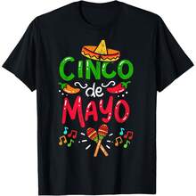 Vintage Cinco De Mayo Mexico T-Shirt - Women's T-Shirt,Men tshirt , Unisex style Gift T-Shirt ,Comfortable home wear, Daily fashion, Party wear T-shirt, Sizes S - XXL, Black - Negro 25 - Ver 2