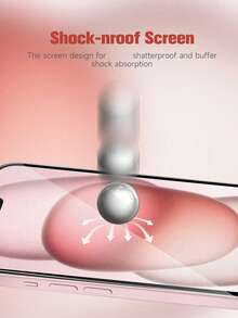 Bộ 2 miếng dán màn hình 6.9 inch tương thích với iPhone 17, 16 Pro Max, 16 Pro, 16e, 16, 16 Plus, 15 Pro Max, 15, 15 Pro, 15 Plus, 14 Pro Max, 14, 14 Plus, 14 Pro, 13 Pro Max, 13, 13 Pro, 12 Pro Max, 12, 12 Pro, 11, 11 Pro Max, 11 Pro, XS, XS Max, Bảo vệ độ nét cao, Kính cường lực siêu trong, Độ cứng 9H, Phim kính cường lực trong suốt độ nét cao, Miếng dán màn hình, Tương thích với ốp lưng điện thoại - Trong sáng - Xem 5