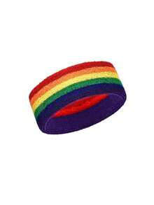 Bộ băng đô và băng cổ tay thể thao, băng đô và băng cổ tay bằng vải bông mềm mại, thấm hút mồ hôi và nhanh khô. - Nhiều màu - Xem 9