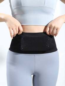 1个男女通用轻便透明手机袋可调节隐藏式腰包,超薄跑步腰包,旅行腰包,适合徒步、夜跑、晨跑、远足和健身房锻炼,男女通用耐用设计,透气网眼防止闷热,运动配件,时尚运动风 - 彩色 - 查看 3