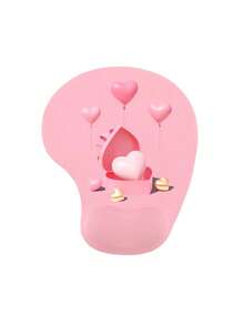 وسادة فأرة بشكل قلب وردي، وسادة فأرة سيليكون ناعمة جدًا مضادة للانزلاق ومريحة للرسغ، مناسبة للمكتب والألعاب والمكتب، رائعة للنساء، وأيضًا مثالية كهدية عيد الحب، إكسسوار مكتب، لوازم مكتبية للنساء - متعدد الألوان - مشاهدة 12