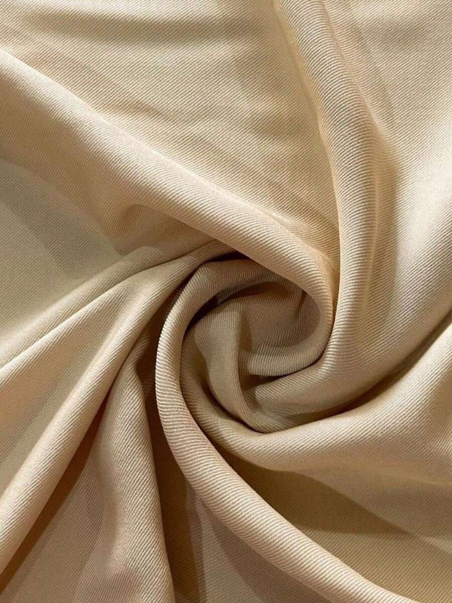 Tecido Viscose Pesada Twill | Viscose Sarjada Encorpada - Bege 20 - Visão 1