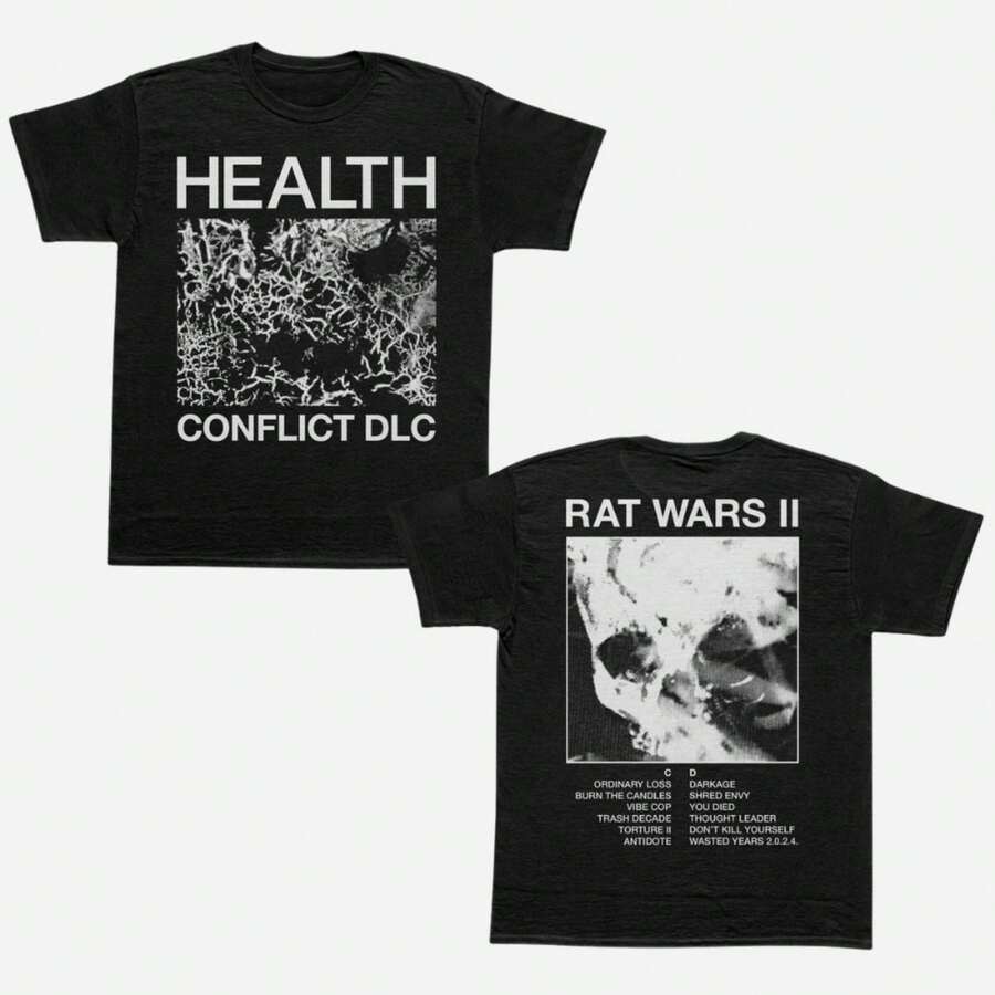 Health Band CONFLICT DLC 2025 T-Shirt All Size - Black - View 1