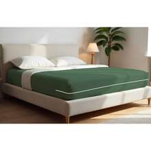Double Gel Knit Mattress Cover With Zipper - 綠色 - 查看 2