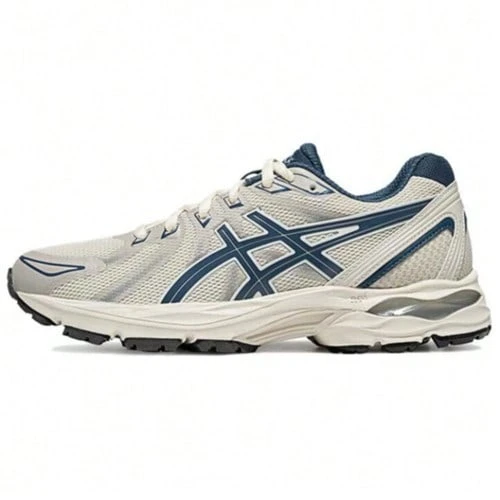 ASICS Gel Flux Cn Beige Navy Womens - Grey - View 1