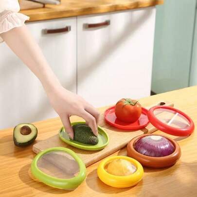 1 Pack Fruit & Vegetable Sealed Containers - Unique Assorted Fruit Shaped Sealed Containers, Designed For Easily Organizing Sliced Fruits, Practical And Convenient For Daily Use
