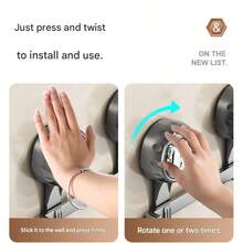 Suction Cup Pot Lid Rack, Wallmount Kitchen Storage Shelf, Multifunctional Cutting Board Holder With Strong Suction Cup - Multicolor - View 7