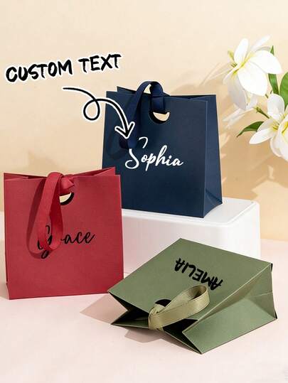 Bolsas de regalo de alta calidad, alternativas a cajas de regalo, bolsas de almacenamiento, bolsas de compras, personalizadas, únicas, adecuadas para graduación, boda, inauguración de la casa y otras ocasiones, aplicables al hogar, la oficina, regalos ideales para novia, novio, papá, mamá, familia, amigos, mascotas, hija, estudiantes, hijo, aplicables a aniversario, Día de San Valentín, Día de la Madre, cumpleaños, Ramadán, etc.