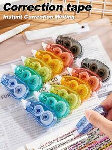 Correction Tape 3/6/12 PCS, For Smooth Error Covering, School Exams & Office Documents, Suitable For School And Office Household Items Back To School - Sets - View 11