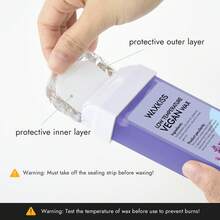 WAXKISS Painless Roll-On Wax Hair Removal Kit, Includes 2 Lavender Scented Wax Refills | Easy At-Home Waxing, Suitable For Large Body Areas, Leaves Skin Smooth, For Both Men And Women - Multicolor - View 9