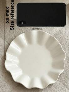 2 piezas/1 pieza Bandeja cerámica en forma de nube asimétrica de 19.5*13.5cm, bandeja de almacenamiento de joyas estilo nórdico, plato decorativo para colección y exhibición de joyas, regalo para mujeres - Multicolor - Ver 2
