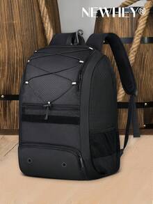 NEWHEY 棒球包/垒球包，带鞋仓，适合青少年和成人，大容量棒球背包，可装T型球和垒球装备 - 黑色 - 查看 10