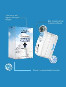 Dry Clean Foam Brush For Down Jackets, Spot Clean And Care For Down Jacket Stains And Dirt Without Water - Liquid - View 6