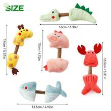 一款由猫木制成的毛绒猫玩偶，卡通造型，采用猫咪喜爱的猫咪材质，经久耐用，可咀嚼清洁牙齿，保持口腔卫生，是让猫咪娱乐的好方法，也是猫咪的好伙伴。 - 彩色 - 查看 2