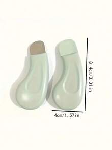 1件装面部毛孔清洁工具 - 温和面部毛孔清洁器，非电动护肤铲，表面带纹理，浅绿色手柄，适合所有季节 - 彩色 - 查看 8