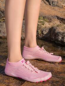 New Kids/Unisex Beach Hiking Fitness Swimming Water Shoes, Lightweight Quick-Dry Barefoot Aqua Socks For Outdoor Activities Like Trekking, Climbing, Surfing, Rafting, Fishing, Suitable For Men And Women - Pink - View 17