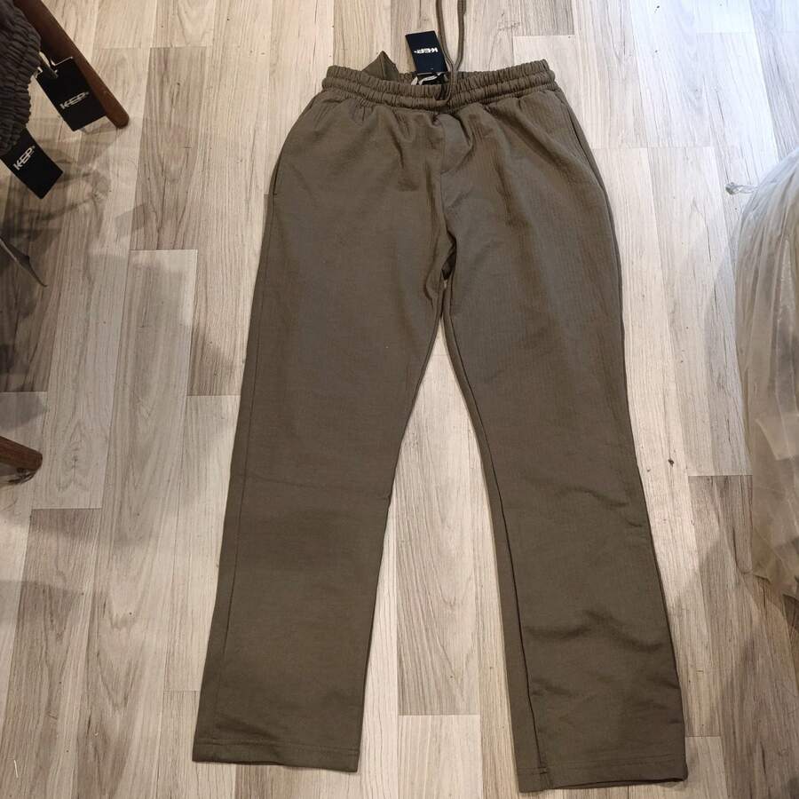 Men Relax Fit Casual Drawstring Detailed Pant - Mocha Brown - View 1