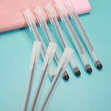 Ins Matte Gel Pen Black 0.5 Student Needle Pen Exam Pen Office Signature Pen - Blue - View 7