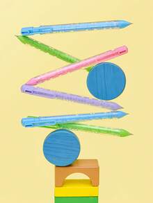 4支/盒 可按压式凝胶笔，迷宫系列，趣味十足且物超所值的学生文具笔，适用于书写、考试和答题 - 迷宮 - 查看 8