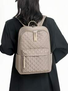 Multifunctional City Backpack | Interpreting The Aesthetics Of All-Weather Commuting, Unlocking Absolute Visual Sovereignty For Daily, Commuting And Travel Scenarios. A Set Of Equipment With Full-Function Three-Mode Matrix: The Entire Series Adopts Diamond Craft Multi-Pocket Design - Multicolor - View 9