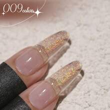 15ml JTING 12-Color Gel Nail Polish, Shimmering Reflective Laser Cat Eye Gel Nail Polish Series With Magnetic Cat Eye Effect, UV Semi-Permanent Nail Polish, Suitable For Home Manicure DIY And Nail Salons - Multicolor - View 9