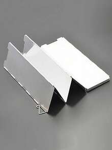 8pcs/10pcs Ultralight Aluminum Alloy Folding Camp Stove Wind Shield, 1pc Outdoor Cooking Accessory - Multicolor - View 5