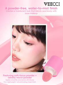 VEECCI 保湿液体腮红，水润质地，提亮肤色，持久妆效，集腮红、高光、修容于一体，适合新手使用。 - C04 Misty Pink - 查看 5