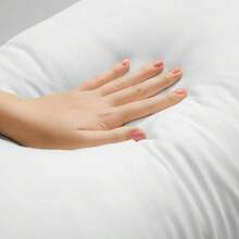 Almohada de Fibra Microfina 48x75 cm Blanca, Firmeza Media para Dormir Super Cómodo, Paquete de 1/2 Unidades, Ideal para Regalo - Blanco - Ver 11
