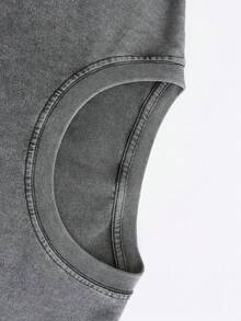 Y2K High - Street Religious - Themed Tee With 'We Are Creations Of God' Slogan Printed T-Shirts, Cotton T Shirt Unisex T-Shirts, Casual And Comfortable To Wear Men's T - Shirt Ideal For Both Casual Outings And Home Relaxation Funny T Shirts - 水洗灰 - 查看 2