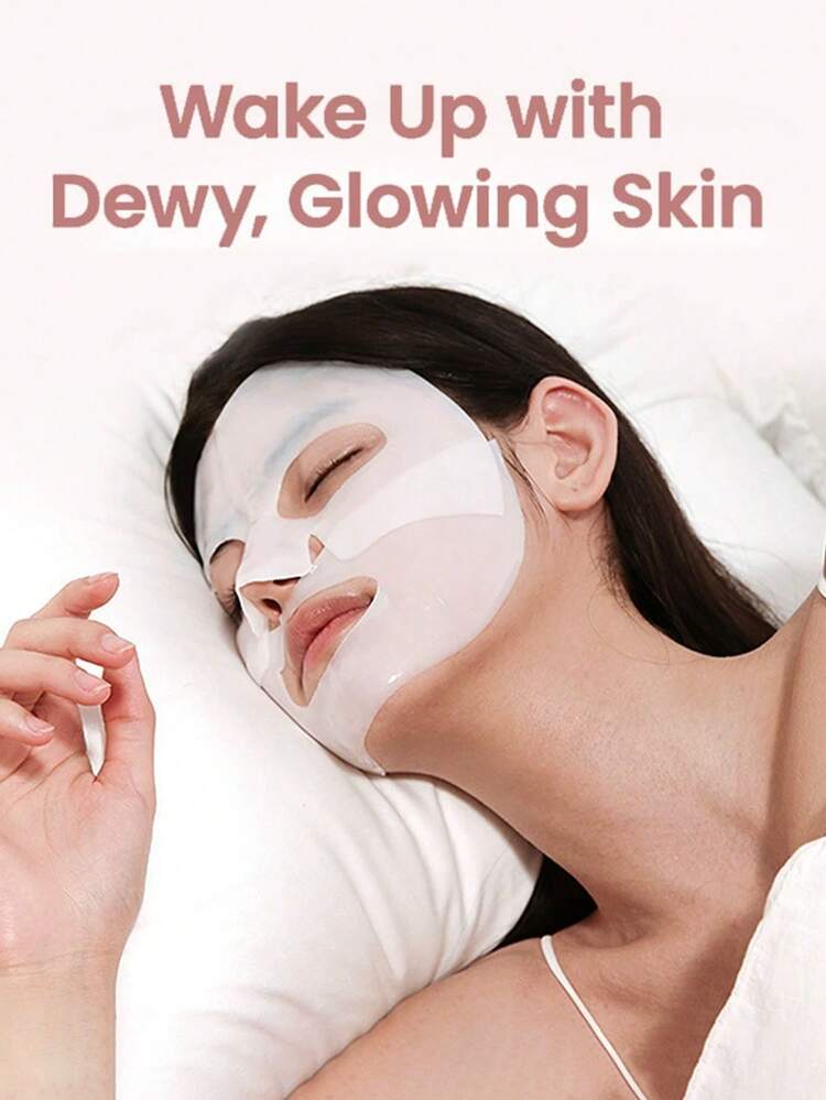 8pcs/4pcs Collagen Deep Hydrating Facial Sheet Mask – Infused With Hyaluronic Acid & Niacinamide – Alcohol-Free Skincare, Deeply Hydrating, Anti-Aging And Firming, Reduces Fine Lines, Tightens Pores, Brightens Skin Overnight - Hyaluronic Acid - View 5