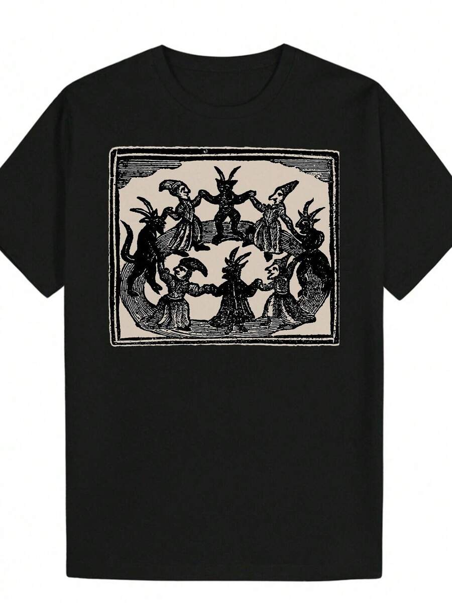 Men Outdoor Tees & Tanks - Black - View 1