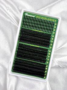 380pcs D-Curl Faux Mink Eyelash Extensions, 19 Rows, 10-20mm Pointed Lashes + 60D + 80D + 100D Anime Style Lashes, 0.07mm Reusable Lash Set For Party, Wedding, Date, Halloween And Daily Wear - D - View 3