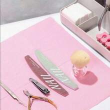 125pcs Disposable Nail Art Desk Mats, Tattoo, Eyelash Extension, Makeup Absorbing Pad, Waterproof Tablecloth, Cleaning Mat, Hand Pillow Pad, Suitable For Home Salon - 彩色 - 查看 3