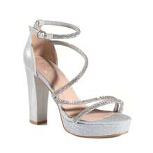 WEIDE Women Heeled Sandals - Silver - View 6