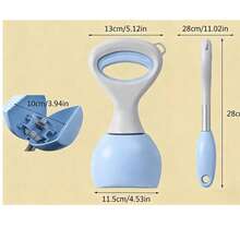 宠物粪便铲，狗粪便铲子，遛狗清理工具 - 彩色 - 查看 5