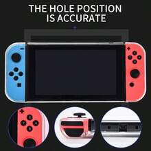 DATA FROG Switch Console Clear Hard PC Case - Transparent Protective Shell Cover - Set - View 4