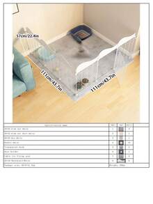 Easy Install Removable Small Dog Fence, Collapsible Indoor Pet Gate For Small Dogs - Multicolor - View 21