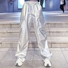 Women Sports Pants - 6611 Silver Pants - View 4