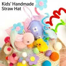 Children's Easter DIY Hat Kit - Holiday Costume Craft Materials - Multicolor - View 3