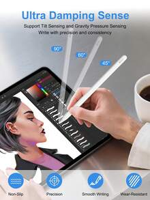 Ngòi bút thay thế tương thích với Apple Pencil, đầu bút nâng cấp cho Apple Pencil Pro/Thế hệ thứ 2/Thế hệ thứ nhất/USB-C, ngòi bút cảm ứng kèm hộp đựng, bộ ngòi bút cảm ứng chuyên nghiệp. - Nhiều màu - Xem 9