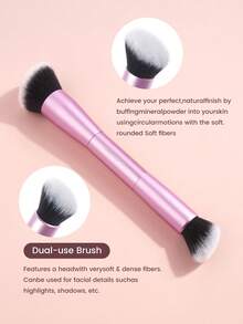 20pcs Makeup Brushes With Storage Case Or Velvet Bag Aluminum Tube High-End Valentine's Day Gift Liquid Foundation Powder Contour Eyeshadow Details Brushes Professional Makeup Tool - 粉色 - 查看 10