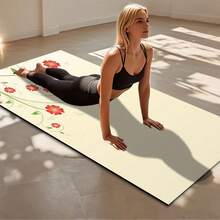 1pc 71*22inch Yoga Mat, Various Patterns Available, Non-Slip & Durable, Extra Wide & Thick, Suitable For Home Use, Fitness, Beginner Yoga Training - Multicolor - View 7