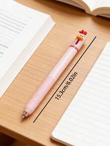 1/6/12 个性化凝胶笔，可爱小鸡凝胶笔，个性化定制笔，定制姓名，创意可爱风格，适用于商务办公、学校用品、礼品定制、个性化礼物、可定制马克笔、返校礼物、返校笔、圆珠笔、重返校园，适用于上班族、客户、学生，适用于商务/工作/办公场合，适用于学校。 - A - 查看 2